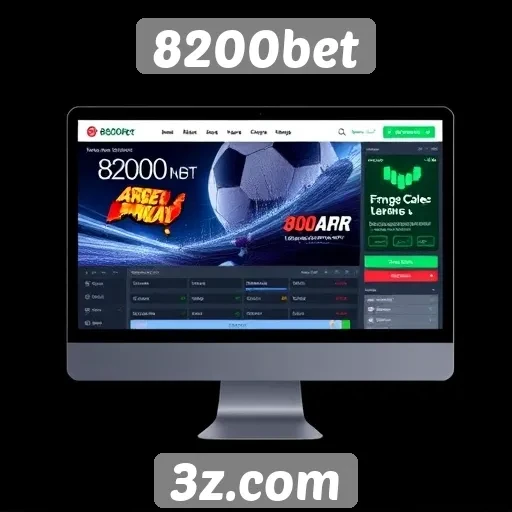 Análise da interface do usuário do site 8200bet