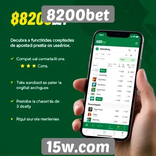 Funcionalidades do aplicativo móvel do 8200bet