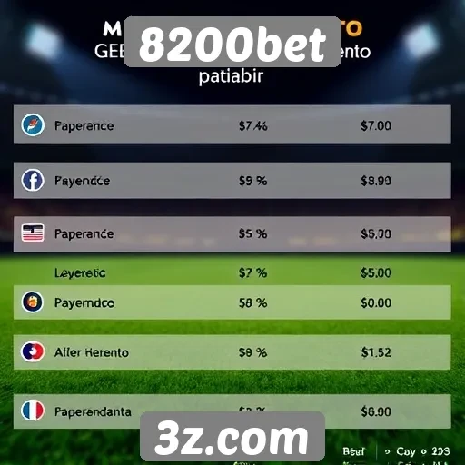 Métodos de pagamento aceitos no 8200bet