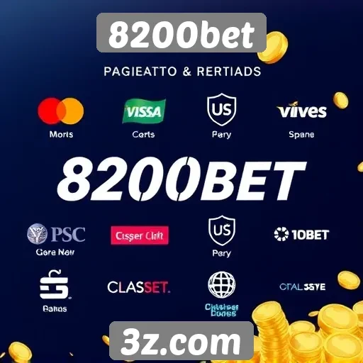 Facilidades de pagamento e retirada na 8200bet